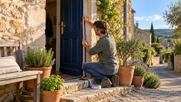 6 astuces efficaces pour isoler votre porte d'entrée facilement