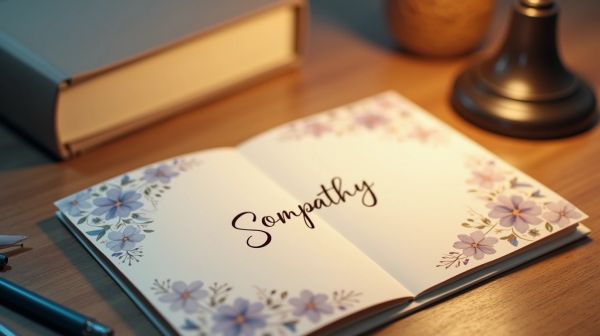 Exprimez votre soutien avec une carte de condoléance personnalisée